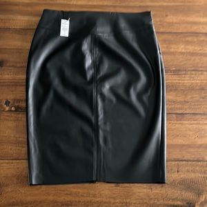 NWT Express leather like pencil skirt